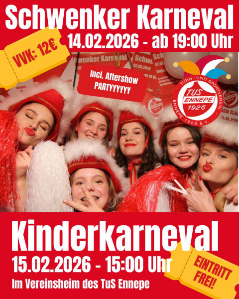 Schwenker Karneval 2026